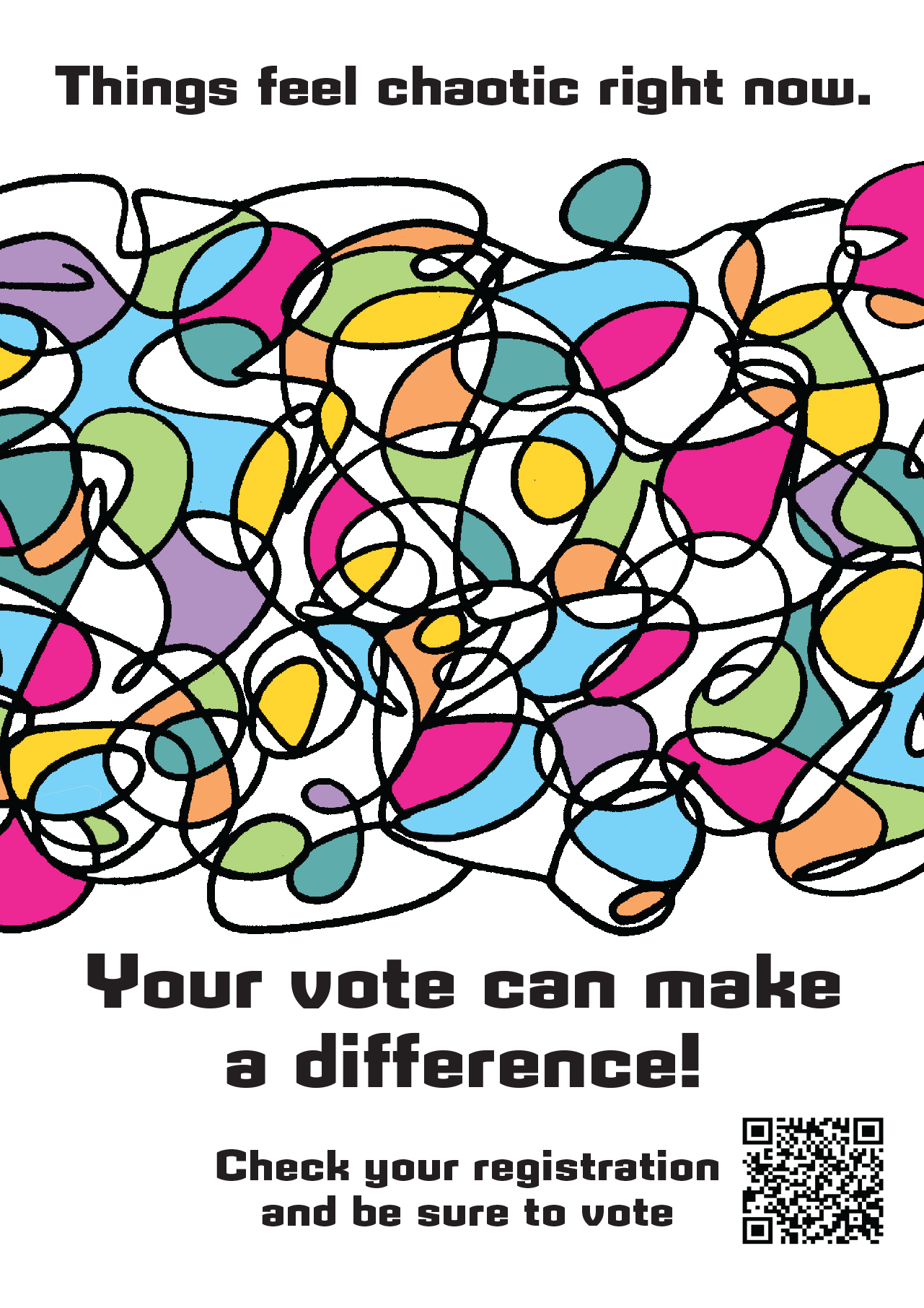 Nebraska Voter Registration Postcard Kit (100 postcards and address labels)