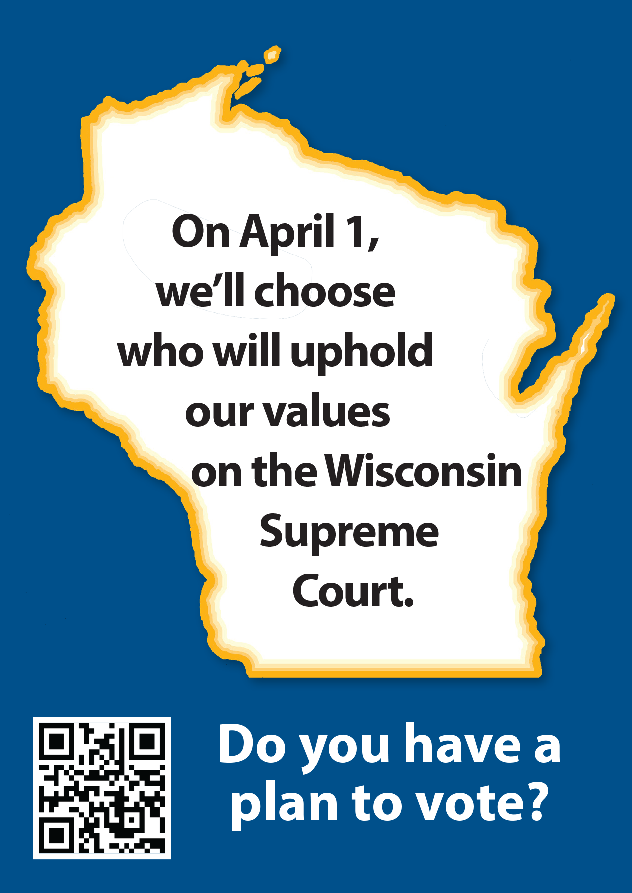 Wisconsin Supreme Court 2025 Postcard Kit (100 postcards and address labels)
