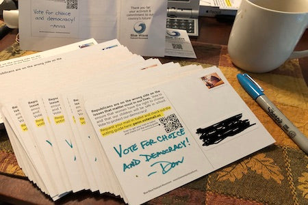 postcards to voters