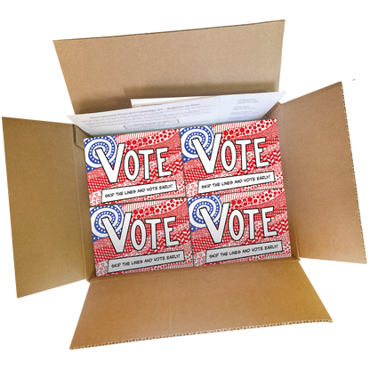 Maine Get Out the Vote Postcard Box (2000 postcards and address labels)