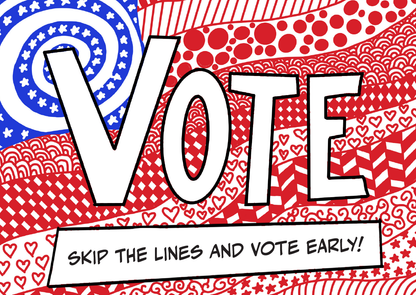 Maine Get Out the Vote Postcard Kit (100 postcards and address labels)