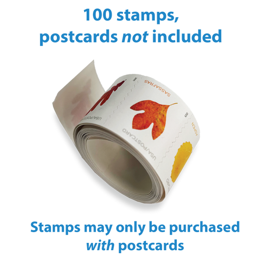Postcard Stamps (100) - Please only order them with postcard kits!