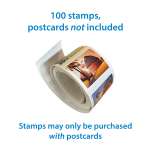 Postcard Stamps (100) - Please only order them with postcard kits!